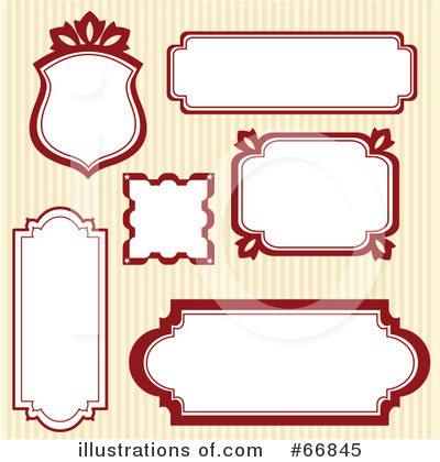 Royalty-Free (RF) Frame Clipart Illustration by Pushkin - Stock Sample #66845