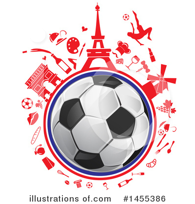 Soccer Ball Clipart #1455386 by Domenico Condello