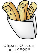 French Fries Clipart #1195226 by dero