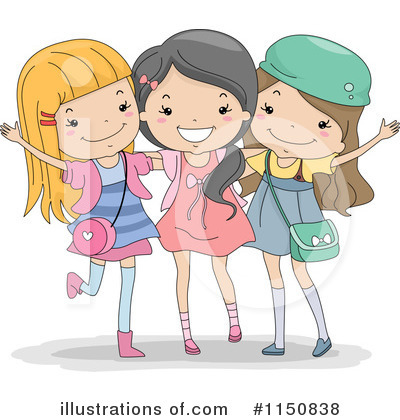 Girls Clipart #1150838 by BNP Design Studio