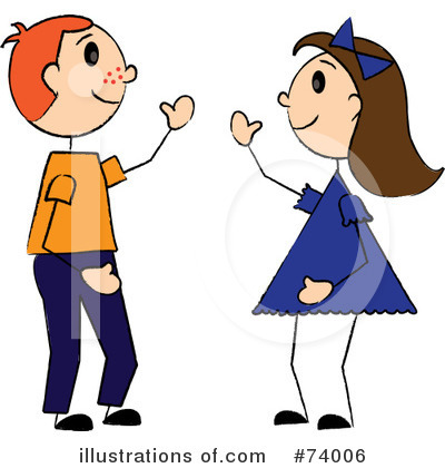 Friends Clipart #74004 - Illustration by Pams Clipart