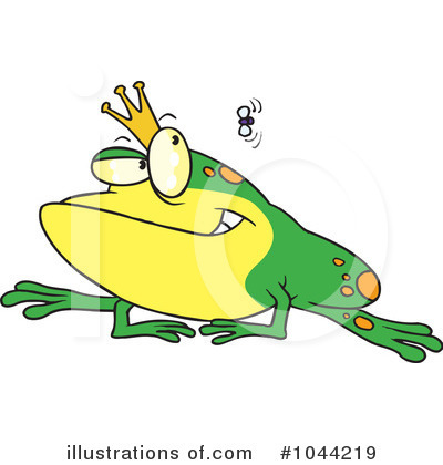 Royalty-Free (RF) Frog Clipart Illustration by toonaday - Stock Sample #1044219