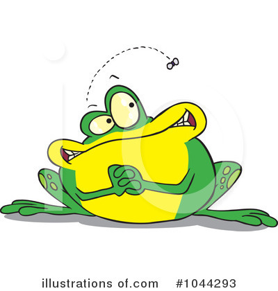 Royalty-Free (RF) Frog Clipart Illustration by toonaday - Stock Sample #1044293