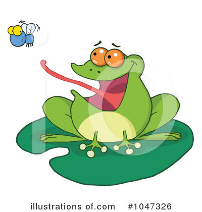 Royalty-Free (RF) Frog Clipart Illustration by Hit Toon - Stock Sample #1047326