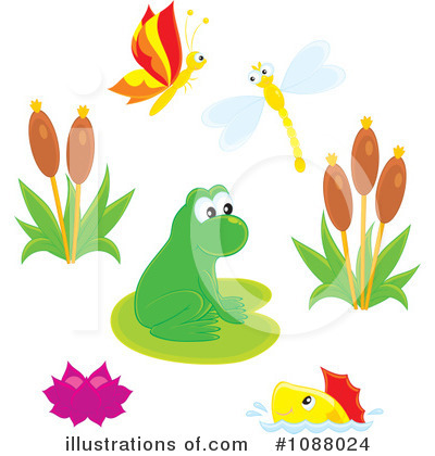 Royalty-Free (RF) Frog Clipart Illustration by Alex Bannykh - Stock Sample #1088024
