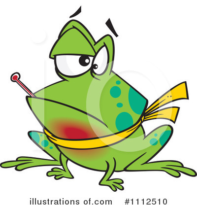 Royalty-Free (RF) Frog Clipart Illustration by toonaday - Stock Sample #1112510