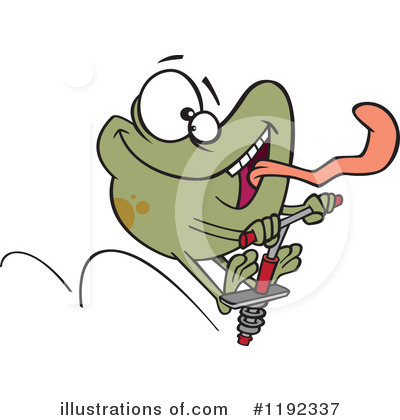 Frogs Clipart #1192337 by toonaday