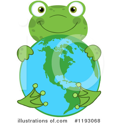 Royalty-Free (RF) Frog Clipart Illustration by Hit Toon - Stock Sample #1193068