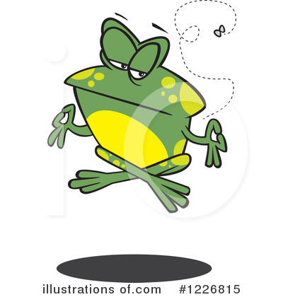 Royalty-Free (RF) Frog Clipart Illustration by toonaday - Stock Sample #1226815