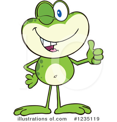 Royalty-Free (RF) Frog Clipart Illustration by Hit Toon - Stock Sample #1235119