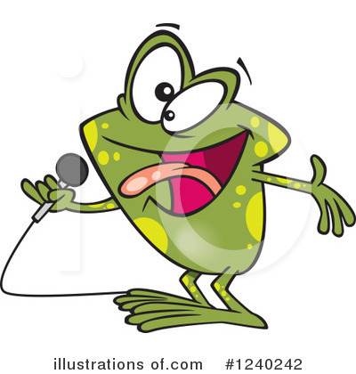 Frogs Clipart #1240242 by toonaday