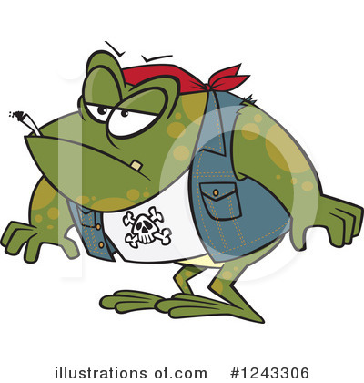 Frogs Clipart #1243306 by toonaday