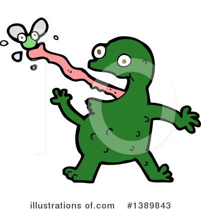 Royalty-Free (RF) Frog Clipart Illustration by lineartestpilot - Stock Sample #1389843