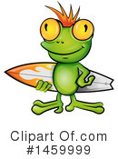 Frog Clipart #1459999 by Domenico Condello