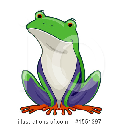 Tree Frog Clipart #1551397 by BNP Design Studio