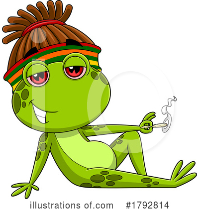 Frog Clipart #1792814 by Hit Toon