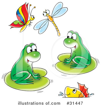 Royalty-Free (RF) Frog Clipart Illustration by Alex Bannykh - Stock Sample #31447