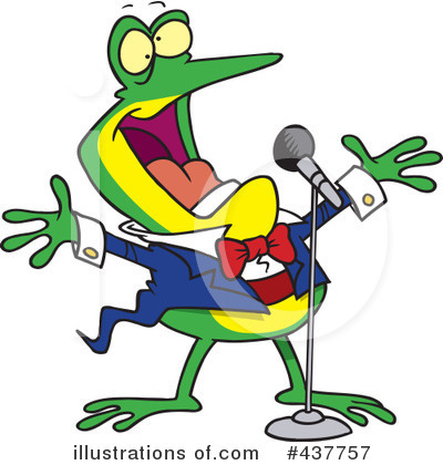 Frogs Clipart #437757 by toonaday
