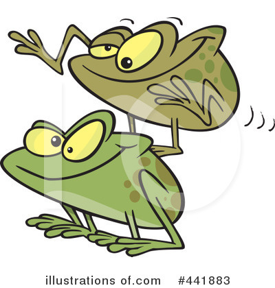 Frogs Clipart #441883 by toonaday