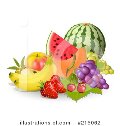 Royalty-Free (RF) Fruit Clipart Illustration by Oligo - Stock Sample #215062