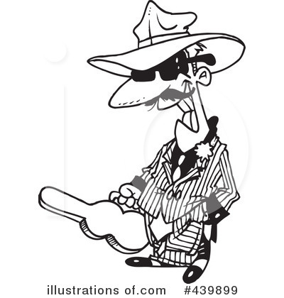 Gangster Clipart #439899 - Illustration by toonaday