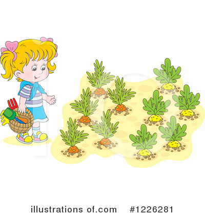 Royalty-Free (RF) Garden Clipart Illustration by Alex Bannykh - Stock Sample #1226281