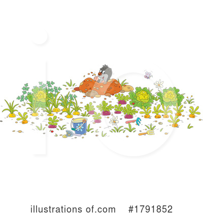 Digging Clipart #1791852 by Alex Bannykh