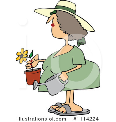 Watering Can Clipart #1114224 by djart