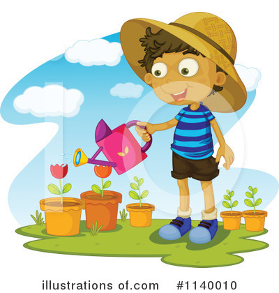 Gardening Clipart #1140010 - Illustration by Graphics RF