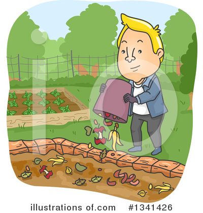 Royalty-Free (RF) Gardening Clipart Illustration by BNP Design Studio - Stock Sample #1341426