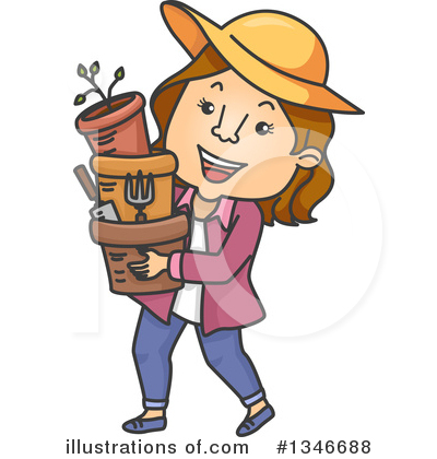 Royalty-Free (RF) Gardening Clipart Illustration by BNP Design Studio - Stock Sample #1346688