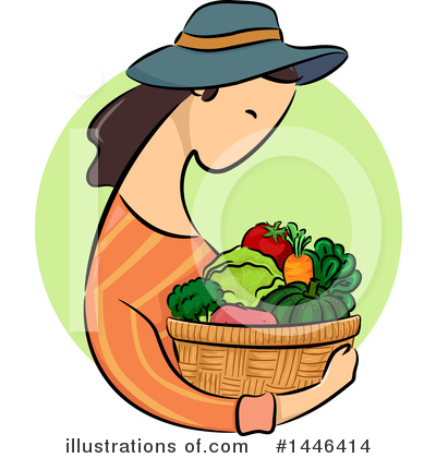 Lettuce Clipart #1446414 by BNP Design Studio