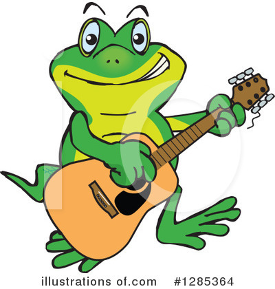 Royalty-Free (RF) Gecko Clipart Illustration by Dennis Holmes Designs - Stock Sample #1285364