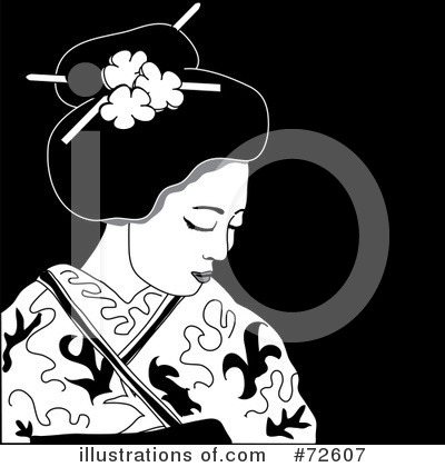 Geisha Clipart #72607 by Pams Clipart