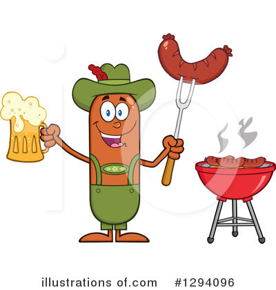 Grill Clipart #1294096 by Hit Toon