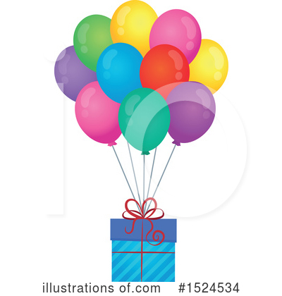 Royalty-Free (RF) Gift Clipart Illustration by visekart - Stock Sample #1524534