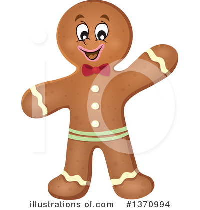 Gingerbread Men Clipart #1370994 by visekart