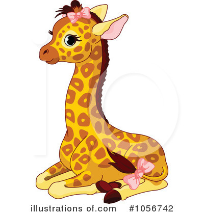 Giraffe Clipart #1056742 by Pushkin