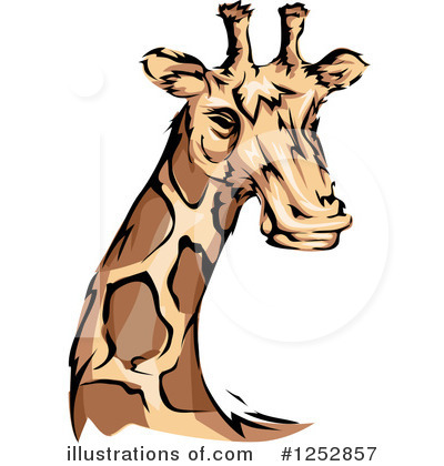 Royalty-Free (RF) Giraffe Clipart Illustration by BNP Design Studio - Stock Sample #1252857