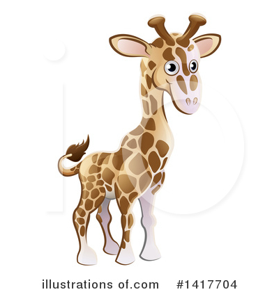 Royalty-Free (RF) Giraffe Clipart Illustration by AtStockIllustration - Stock Sample #1417704