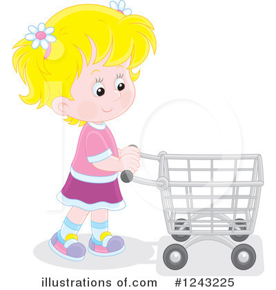 Royalty-Free (RF) Girl Clipart Illustration by Alex Bannykh - Stock Sample #1243225