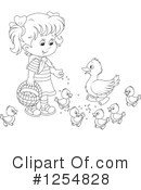 Girl Clipart #1254828 by Alex Bannykh