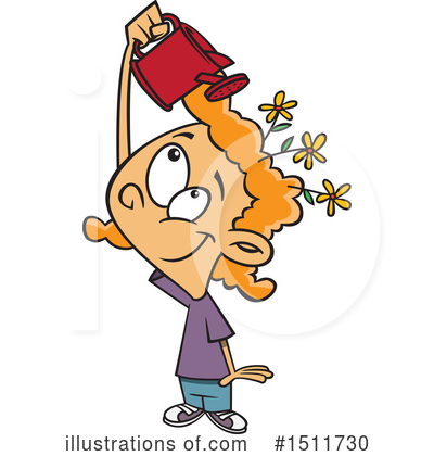 Watering Can Clipart #1511730 by toonaday