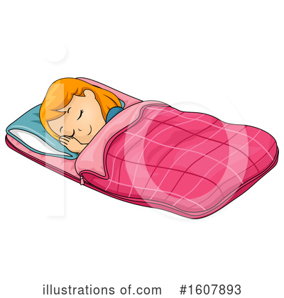 Sleeping Bag Clipart #1607893 by BNP Design Studio