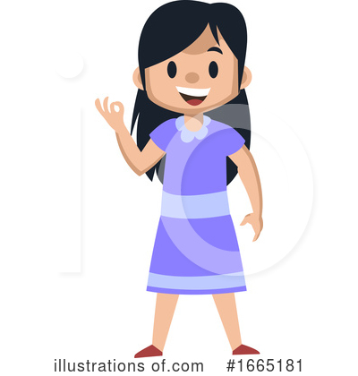 Royalty-Free (RF) Girl Clipart Illustration by Morphart Creations - Stock Sample #1665181