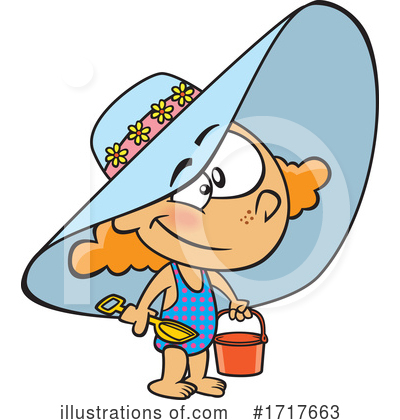 At The Beach Clipart #1717663 by toonaday