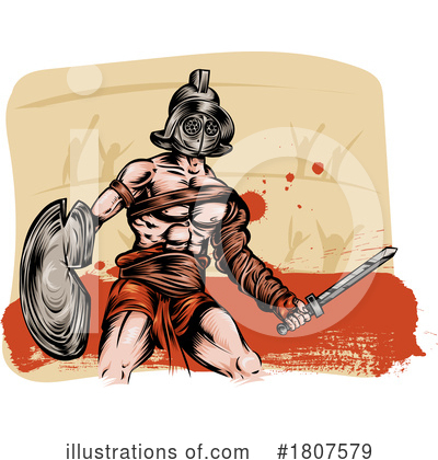 Warrior Clipart #1807579 by Domenico Condello