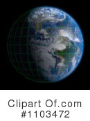 Globe Clipart #1103472 by Leo Blanchette