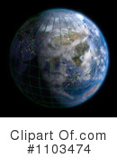Globe Clipart #1103474 by Leo Blanchette