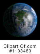 Globe Clipart #1103480 by Leo Blanchette